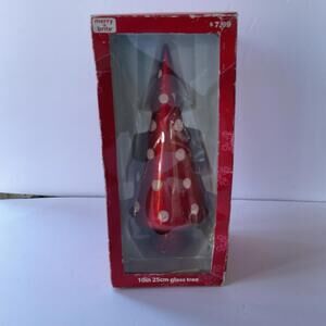 Merry Brite 10-inch glass tree decoration